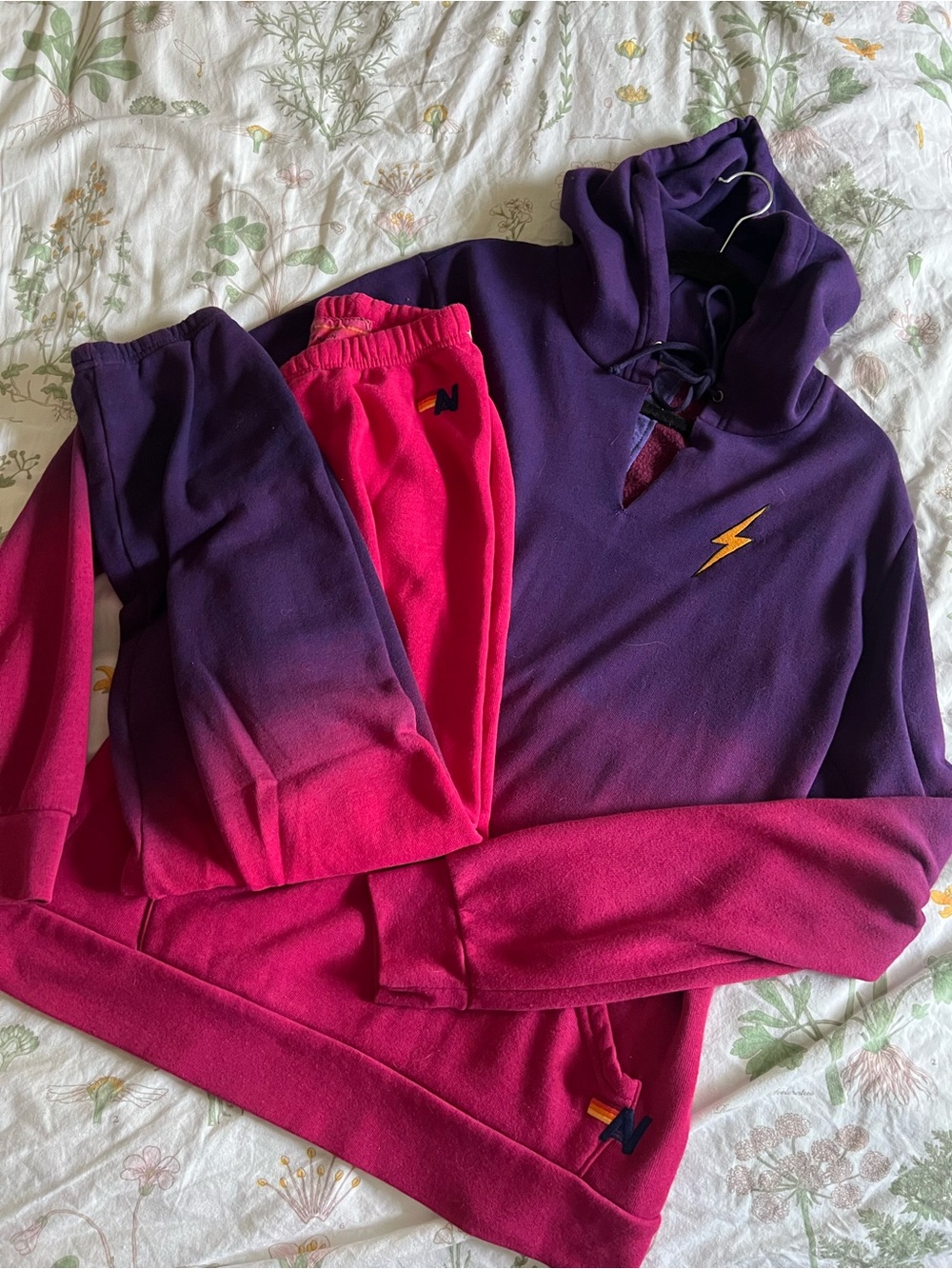 Aviator Nation Ombré Hoodie and Sweatpants set